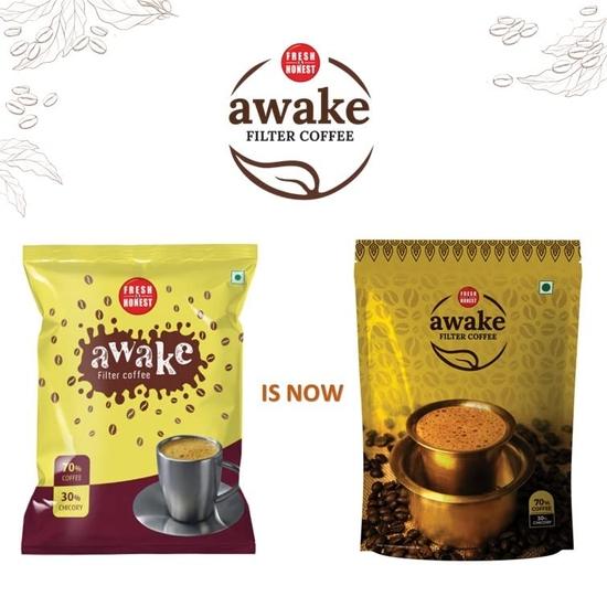 Fresh & Honest Awake Filter Coffee Powder 70: 30 Blend, 200G, Packet