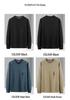 Men's 2026 YN Crew Neck Sweatshirt - Long Sleeve Casual Plus Velvet Jacket for Spring and Autumn 