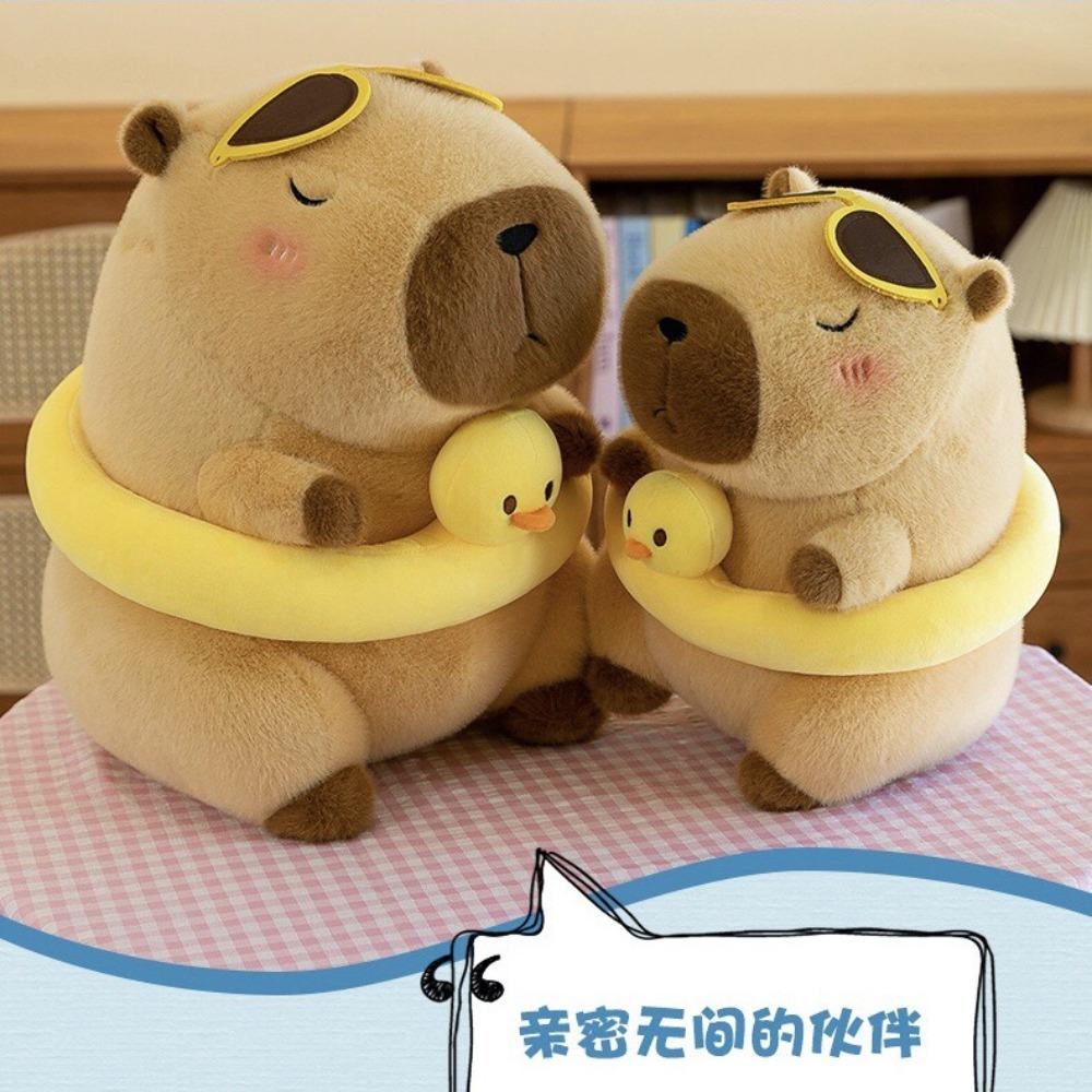 Popular plush toy capybara multiple sizes optional ugly cute doll girl gift plush doll