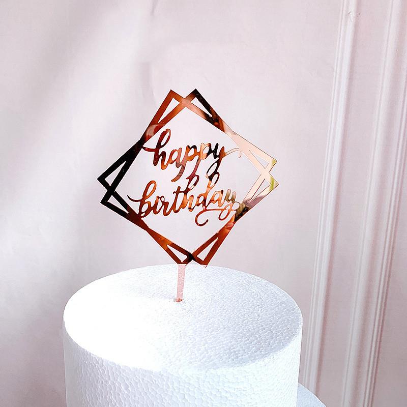 1-7pcs New Forest Animal Cake Card Inserts Christmas Santa Birthday Cake Banners Cake Decorating Inserts Cupcake Inserts