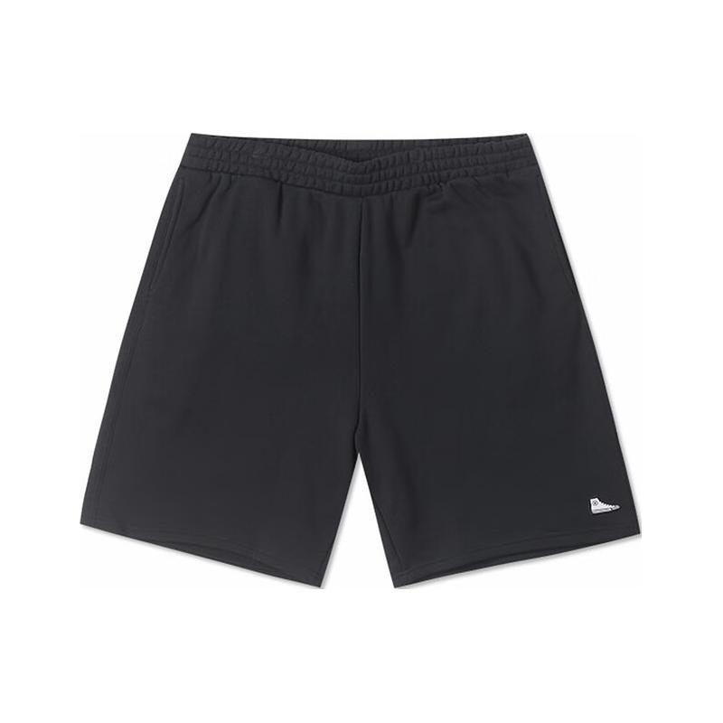Converse Sneaker Patch Solid Shorts Asia Sizing Black Men s 10026844-A01 L
