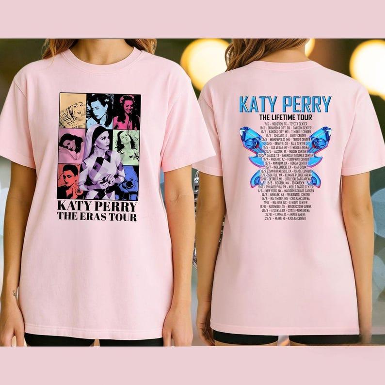 

2026 Summer Fashion Trendy Katy Perry the Lifetime Tour Shirt, Katy Perry Fan Gift, Katy Perry Merch, Katy Perry Graphic Shirt, Concert Shirt Tee L
