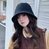 Thermal Hat Children'S Japanese Simple Knitted Bucket Hat Solid Color Versatile Washbasin Hat New