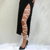 Punk Arm Wrap Elastic Crossed Straps Sexy-Leg Wraps Festival Garter Belt For Dancing Body Harness
