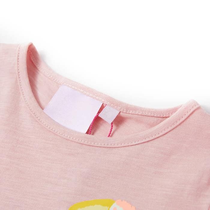 T-shirt pour enfants rose clair 92/104/116/128/140