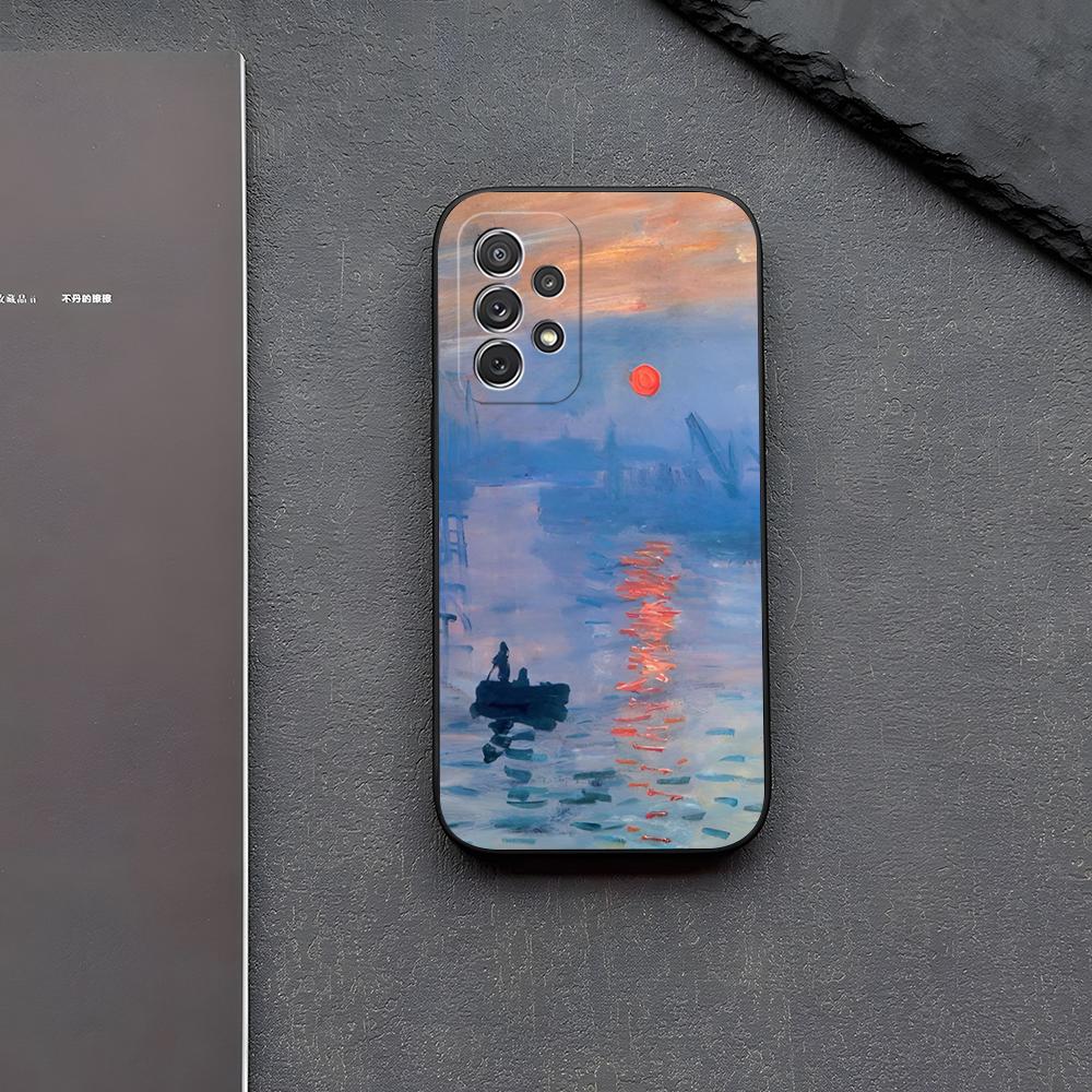 Etui na telefon z obrazem impresjonistycznym Claude'a Moneta Dla Samsung Galaxy S26 S24 S23 S22 S25 S21 S20 Ultra Fe Plus A54 A24 A55 A53 Coque