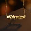 Atoztide Personalized Custom Name Necklaces Nameplate Pendant for Women Stainless Steel Link Chain Mother Kids Jewelry Gift
