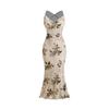 Summer and autumn suspender printing sexy chest dress women's European and American style temperament advanced sense slim and long