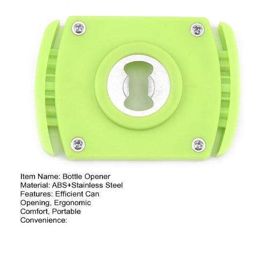 Smooth Edge Bottle And Can Opener for Stress Relief Stainless Steel Portable Versatile Soda Beer Opener