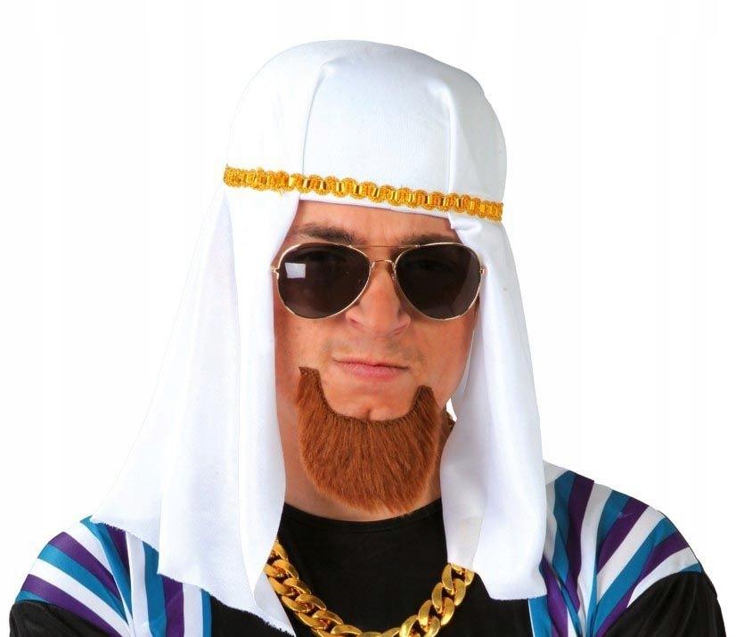 Turban Arabski Araba Chusta Kefija Książę Pustyni Szejk Karnawał Strój Bal