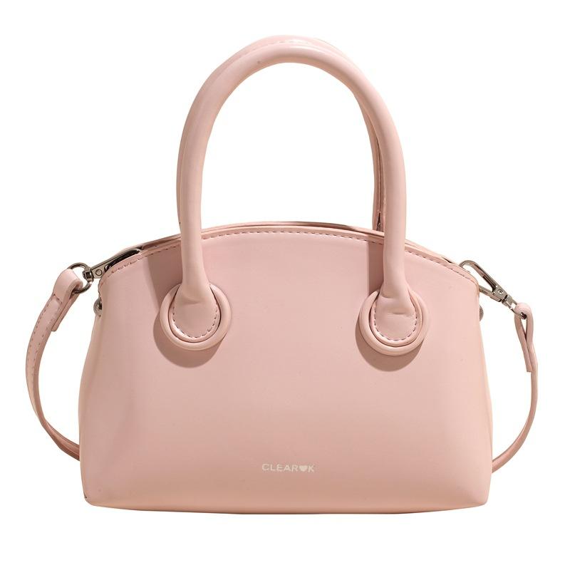 Large-capacity messenger tote bag, simple and versatile handbag, women's 2025 spring new fashion casual bucket bag