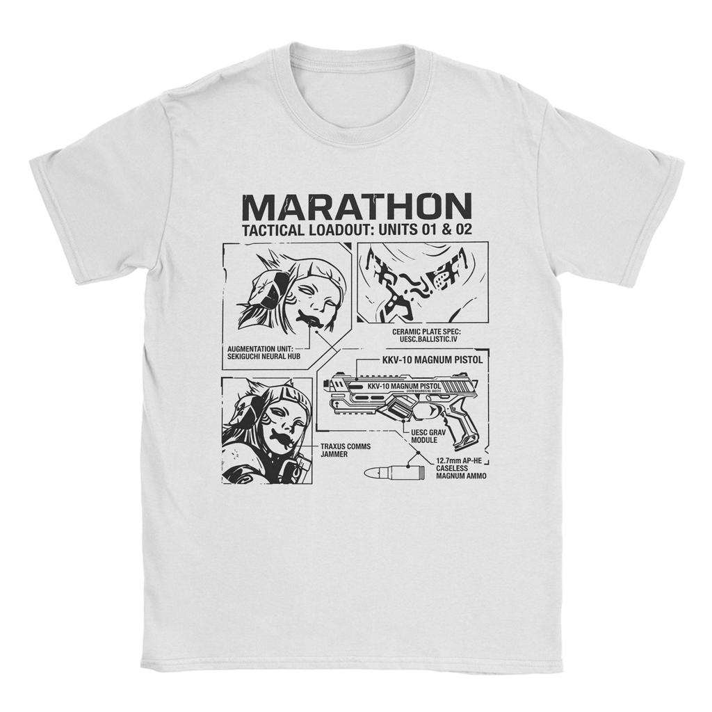 Game Marathon Graphic Printed T Shirts Unisex Women 100 Cotton Tee Shirt Clothing