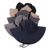Wide Brim Portable Big Visors Rope Foldable Bucket Hat Breathable Men Fisherman Hat  Outdoor