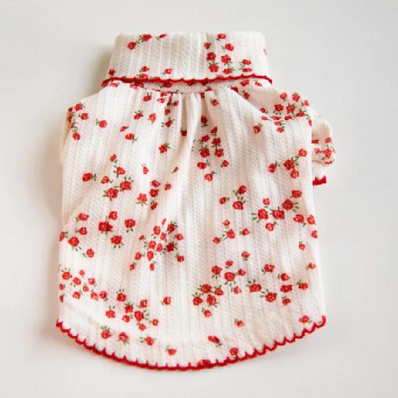 

Осенне-зимняя одежда для питомцев Кошка Щенок Маленькая собака Футболка Йоркширский померанец Мальтийская болонка Ши-тцу Пудель Бишон Фризе Одежда для собак XS белый