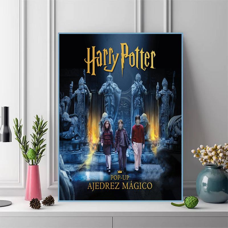 Harry Potter Element Pattern 3pcs 100% Round Full Drill 5D DIY Diamond Painting Embroidery Cross Stitch Rhinestone Décor