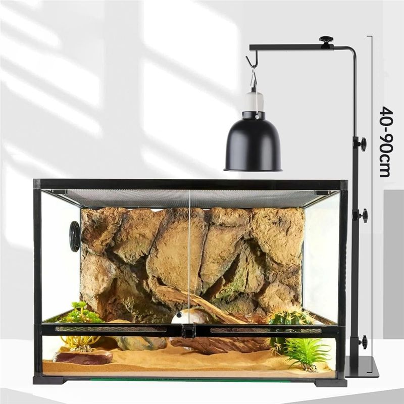 M-Moderno-Rettile Lampada Supporto Lampada Supporto Lampada Rettile Lampada Riscaldante Rettile Supporto Luce Regolabile Per Rettile Vetro