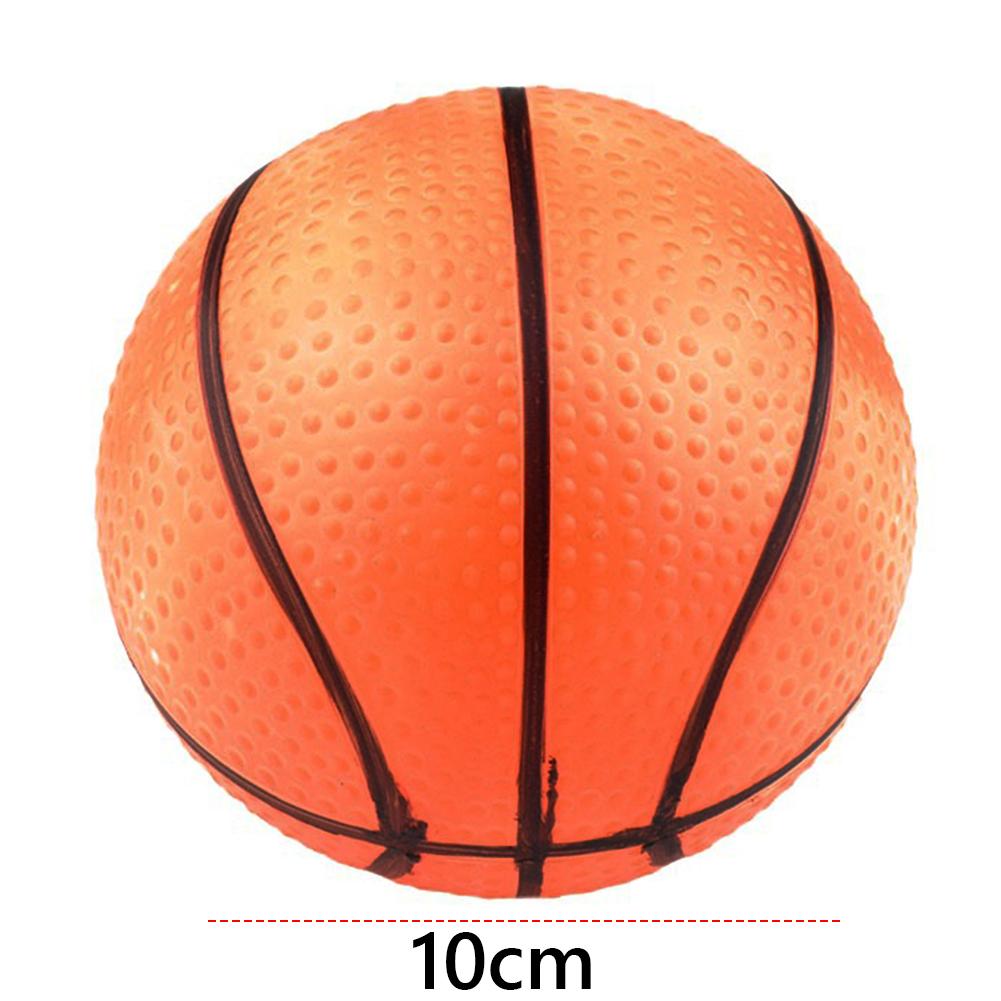 10Pcs/lot 10cm Inflatable Basketball PVC Mini Orange Basketballs Small Basketballs Summer Beach Basketball for Parent-Child Game