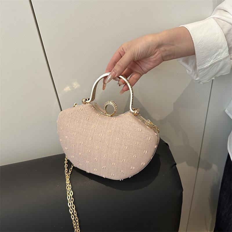 Simple Foreign Style Clip Bag 2025 Summer New Niche Chain Bag Popular Niche Messenger Bag Handbag This Year