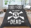 Bedding Cover Sets Skull Home Textiles Bed Quilt Cover Bedding Set 3D Duvet Cover Comfortable Bedclothes Microfiber Quilt Cover