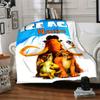 Ice Age Manny Sid Diego Scrat Snow Mountain Cartoon Print Blanket Personalized Name Soft Lightweight Versatile Suitable For Sofa Bed Picnic Office Car