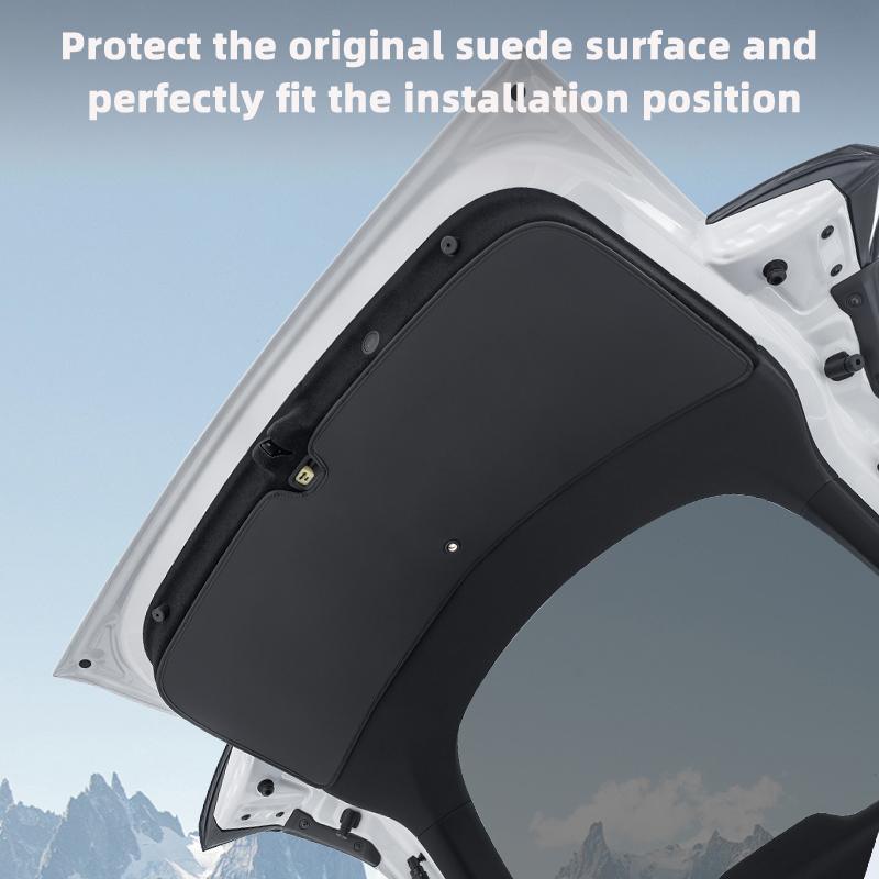 For Tesla Model Y Juniper Model 3 Highland Trunk Tailgate Protection Pad Rear Trunk Door Leather Anti Fouling Protection Pad