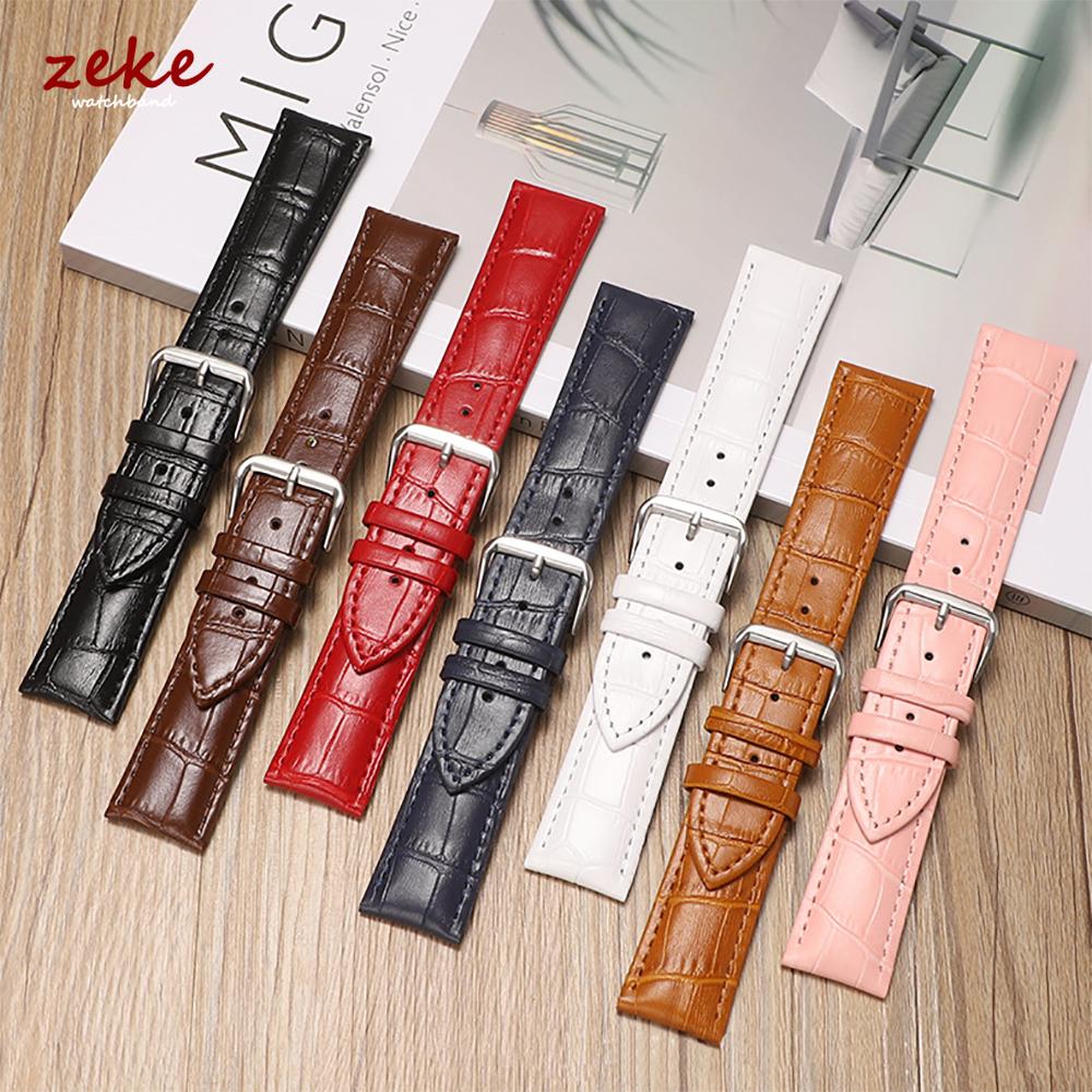 Echtlederarmband aus Rindsleder für Seiko für Tissot Herren- und Damen-Universal-Uhrenarmband 12 13 14 15 16 17 18 19 20 21 22 24mm