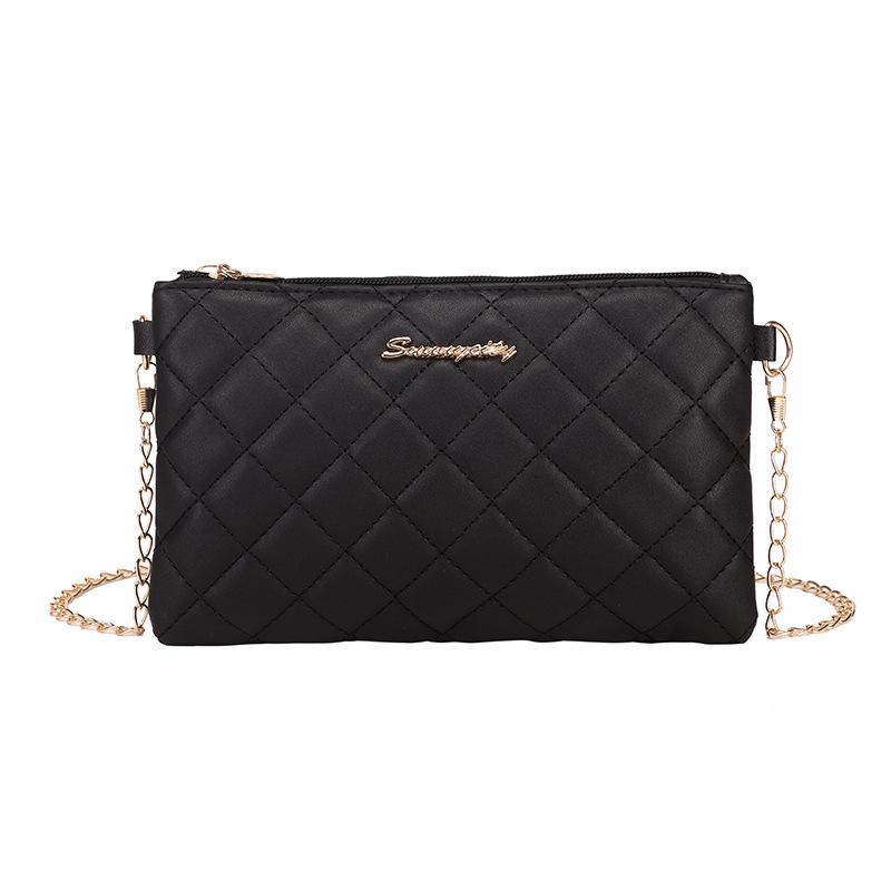 2024 Casualowa Klasyczna Torba na Ramię i Kosmetyczka ze Wzorem Diamentowym