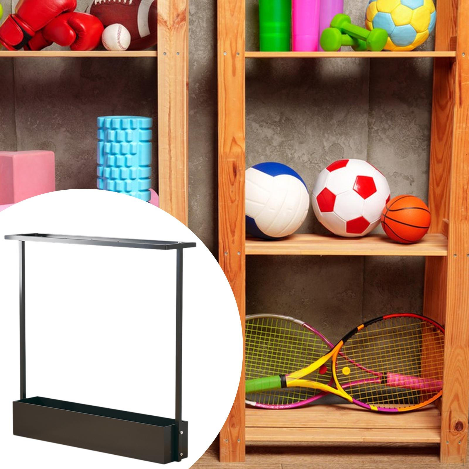 

Compact And Easy-to-assemble Metal Storage Rack for Tennis Badminton Rackets The Gym чёрный