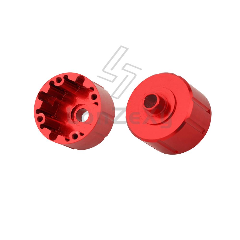Metal Axle Housing Sleeve Steering Knuckle Links Mid Gearbox Gear Base CVD for RC Car 1/8 Losi LMT Monster Truck Upgrade Parts