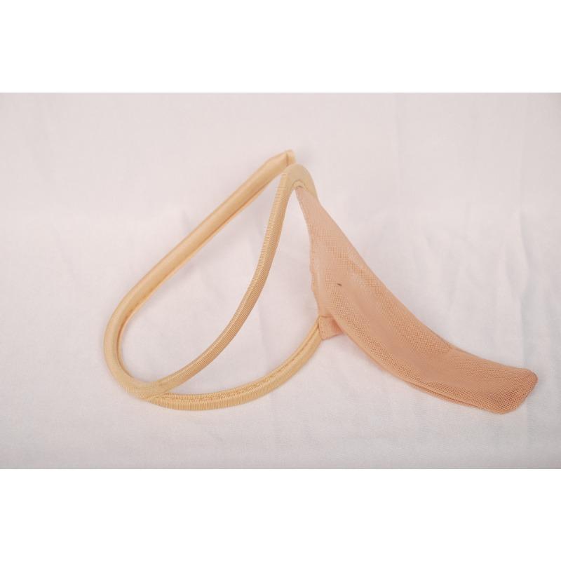Couple sex underwear, transparent men's C-shaped pants, invisible C-shaped underwear