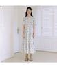 THURSDAY ISLAND V-Neck Frill Detail Floral Dress_T264Mop265W