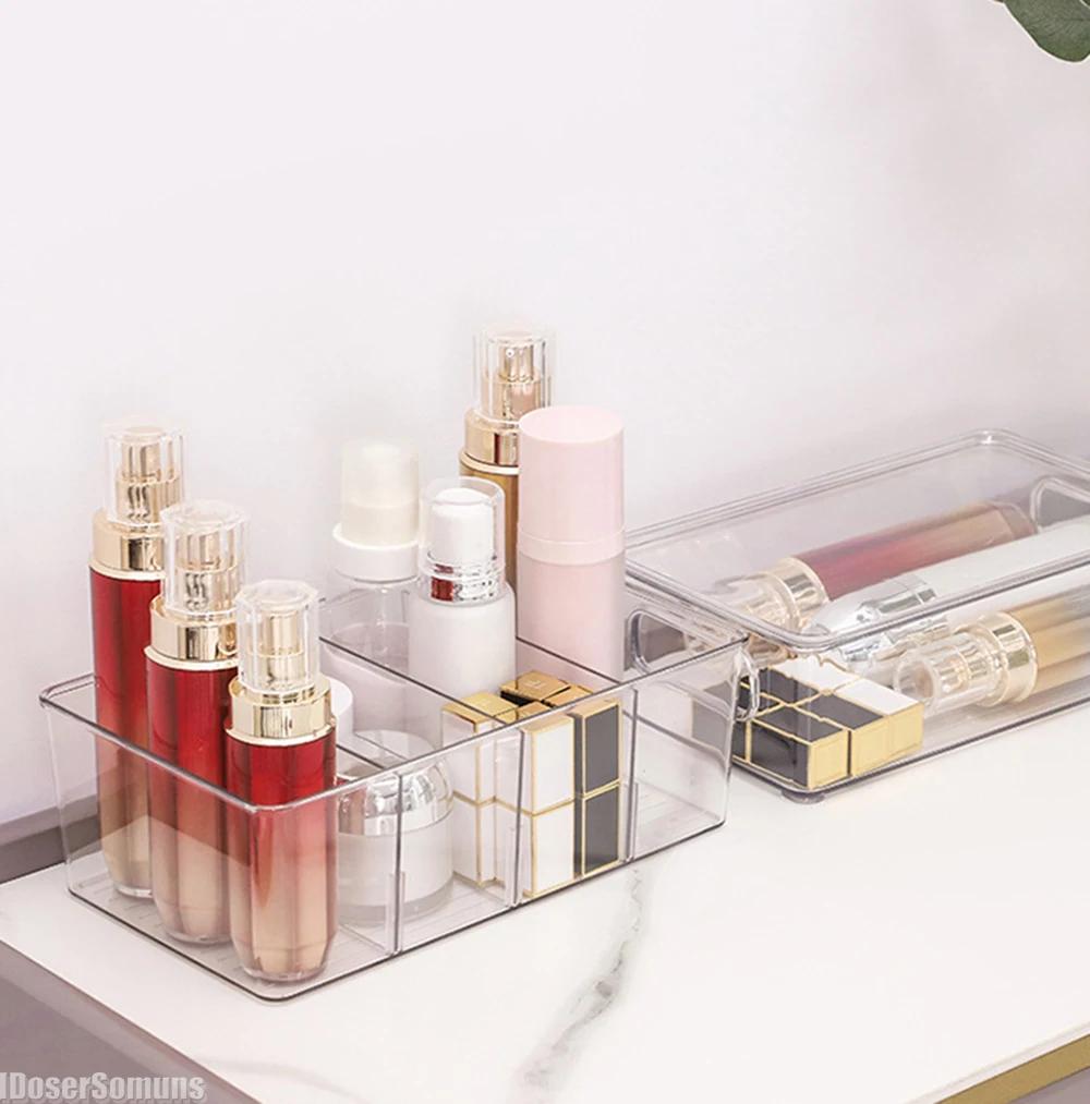 Teebeutel-Organizer für den Schreibtisch, für Schubladen, unterteilt, transparente Teebox, Haushalts-Kaffee-Aufbewahrungsbox, Behälter, transparente Acryl-Aufbewahrungsbox