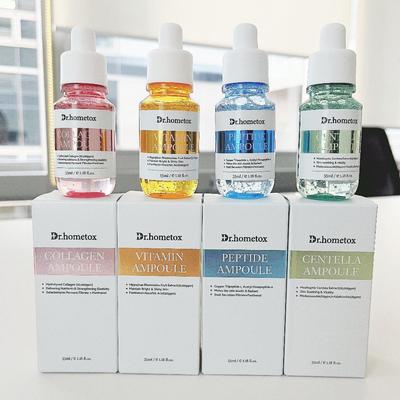Dr.Hometox Active Ampoule, Vitamina / Peptídeo / Colágeno / Centella, Antienvelhecimento, Hidratante, Cosméticos Coreanos, Kbeauty, amostra