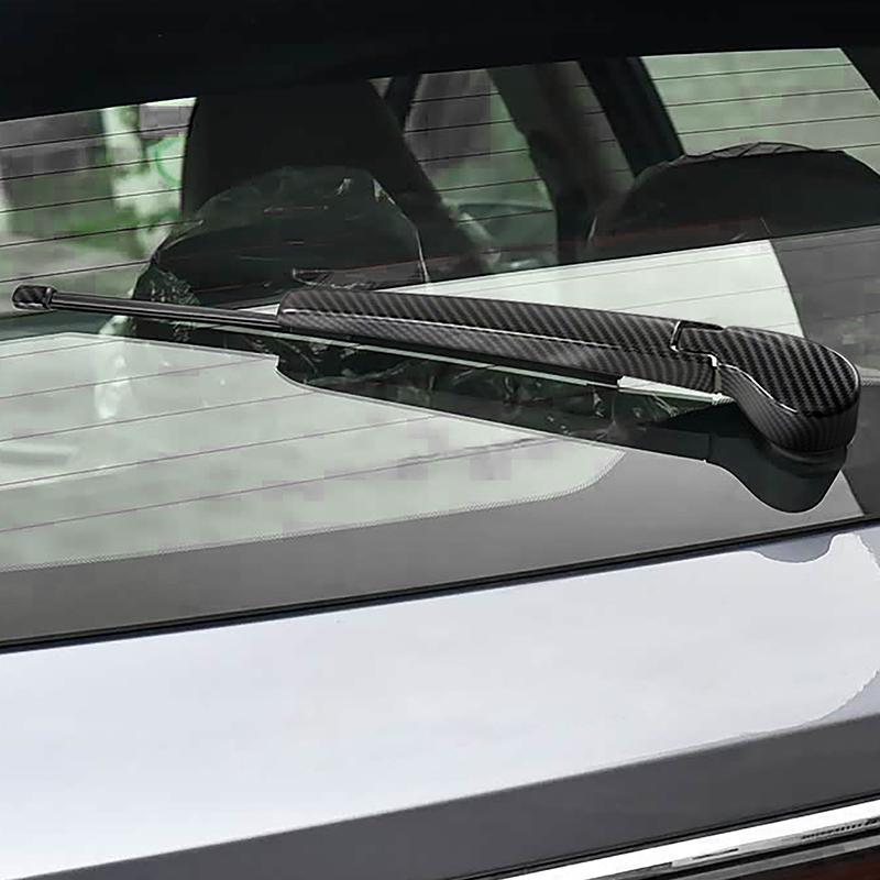 Car Styling Rear Wiper Cover Trim Strips For BYD Yuan PLUS Carbon Fiber Color Exterior Accessories