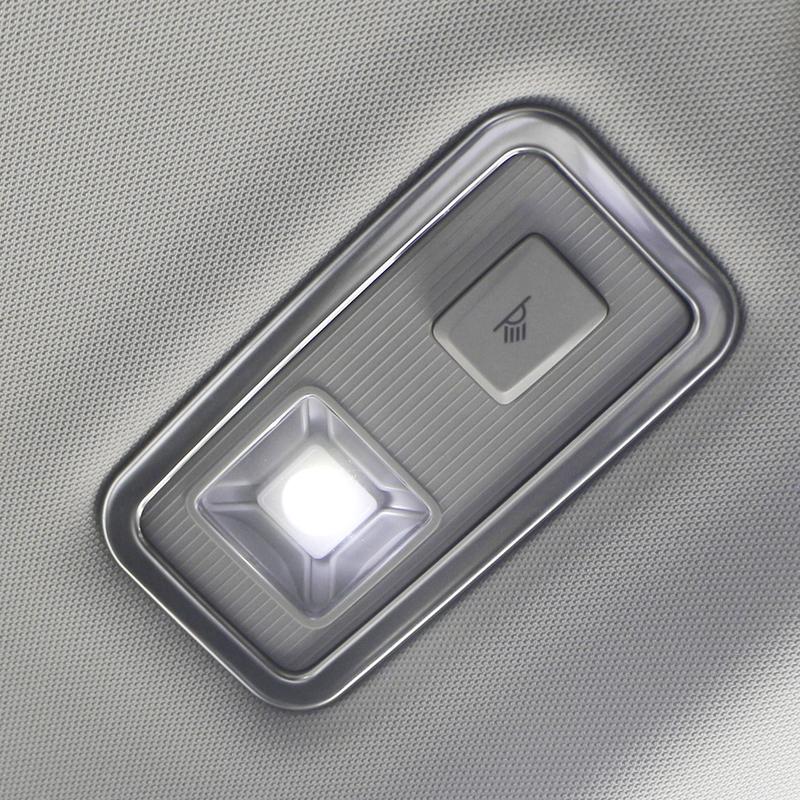 For Volkswagen VW T-Roc Troc 2018 -  Rear Seat Reading Light Frame Back Roof Light Cove Sticker Car Styling Accessories