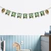 Banner Flag Vibrant Colors Rugby Theme Design Create Atmosphere Easy Hanging Party Decoration Banner