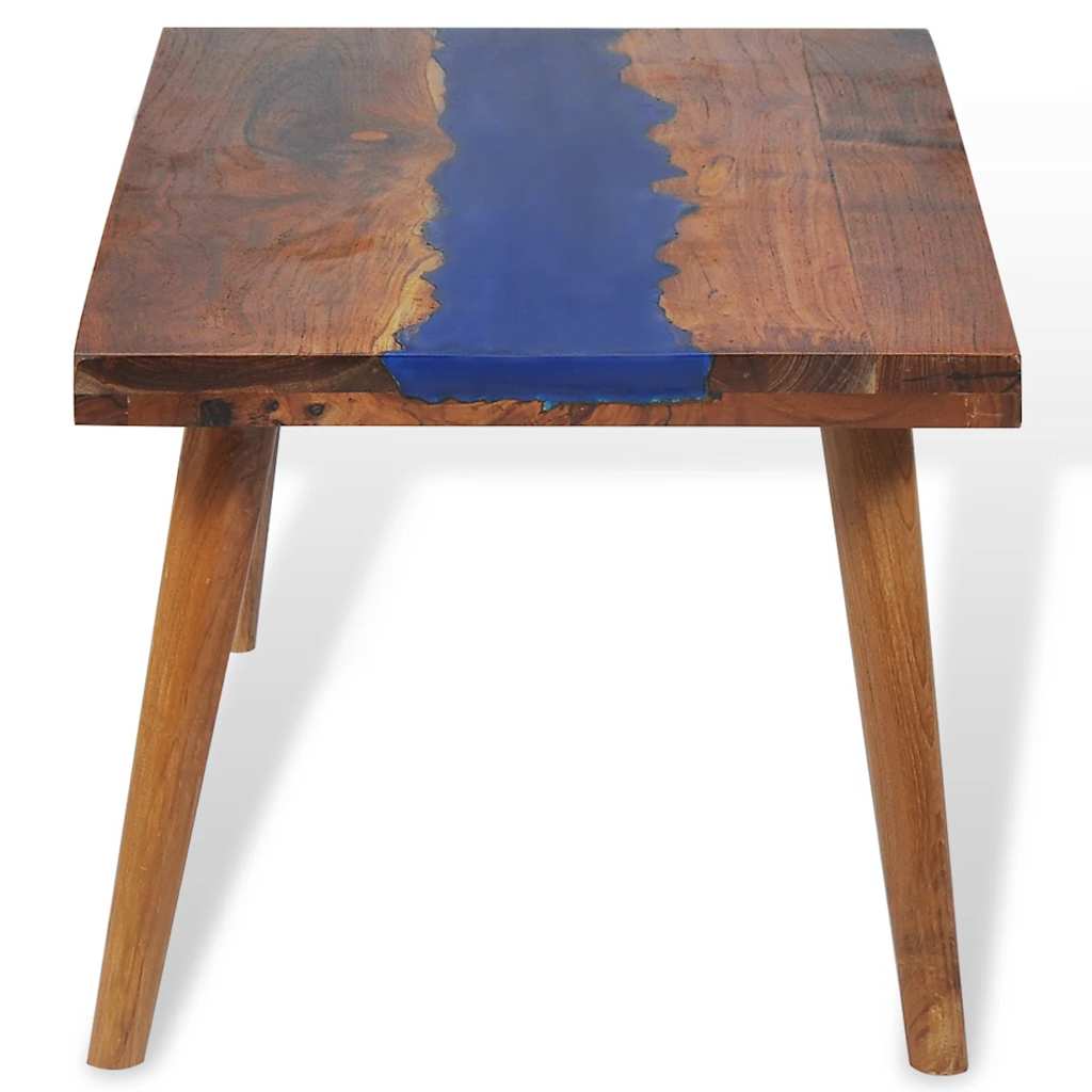 Teak Resin Coffee Table 100 x 50 x 40 cm