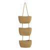 Wall-mounted hanging basket storage hanging basket decorative wall storage basket three-layer household home hanging