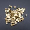 100Pcs/Lot 0.2M 9T 9T0.78A Small Brass Gear Spur Spindle Pinion 0.2 Modulus Bore Hole Aperture 0.78MM 9 Teeth OD 2.2MM L H 2.5MM