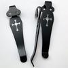 1 piece Titanium Alloy TC4 Knife Pocket Clamp Back Clip for Paramilitary2 C81 Para3  C10 C11 Police Bradley DIY