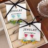 Women Summer Sweet Colorful Heart Crystal Tassel Earrings Niche Design Fashion Ear Accessories For Women Daily Wear