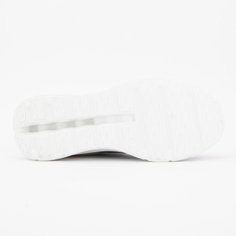 Baskets toile à lacets bi color semelle à motif Femme KELARA