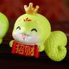 Cute Small Snake Baby Figurine Resin Crafts Mini Snake Ornament  Spring Festival