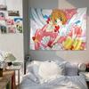 Anime CCardcaptor Sakura Girl Colorful Tapestry Wall Hanging Bohemian Wall Tapestries Mandala Wall Hanging Sheets