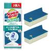 3M Scotch-Brite Bath Cleaning Sponge Antibacterial Special Abrasive Particles 2 Pieces Shine BM-12K 2P