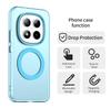 Transparent Magnetic Wireless Charge Protector Phone Case for Redmi Note 15 14 13 12 Pro Plus POCO X5 X6 X7 15C 5G Armor Cover