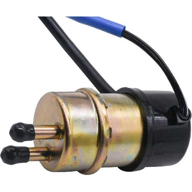 49040-1055 12v Electric Fuel Pump for Kawasaki Mule 2510 3010 3000 3020 2500 2520 1000 (8mm In/Outlet) with 27034-1053 Fuel Pump Cut Off Relay