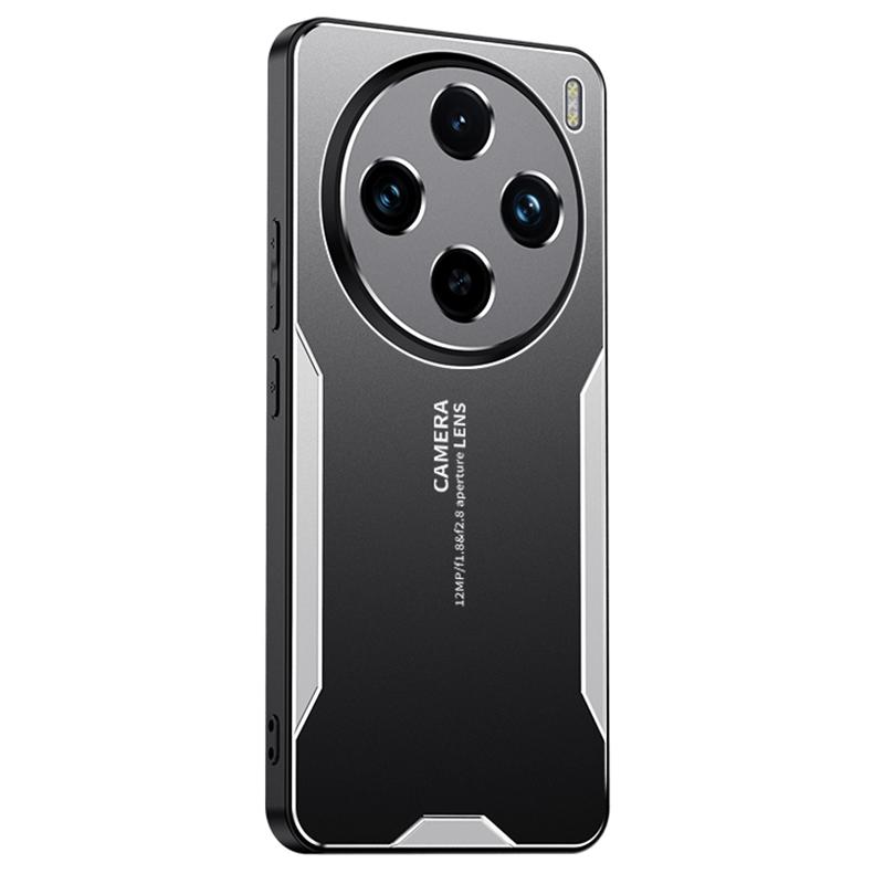 Für vivo X100 5G Kratzfestes Handyhülle Aluminiumlegierung+PC+TPU Handyhülle