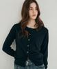 Lossyrow Round Button Cardigan Navy