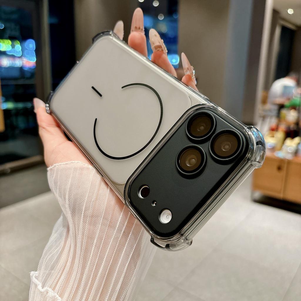 Four Corners Anti-drop Suitable for iPhone18promax Mobile Phone Case Lens Removable Apple 13 Color Transparent TPU Soft Case